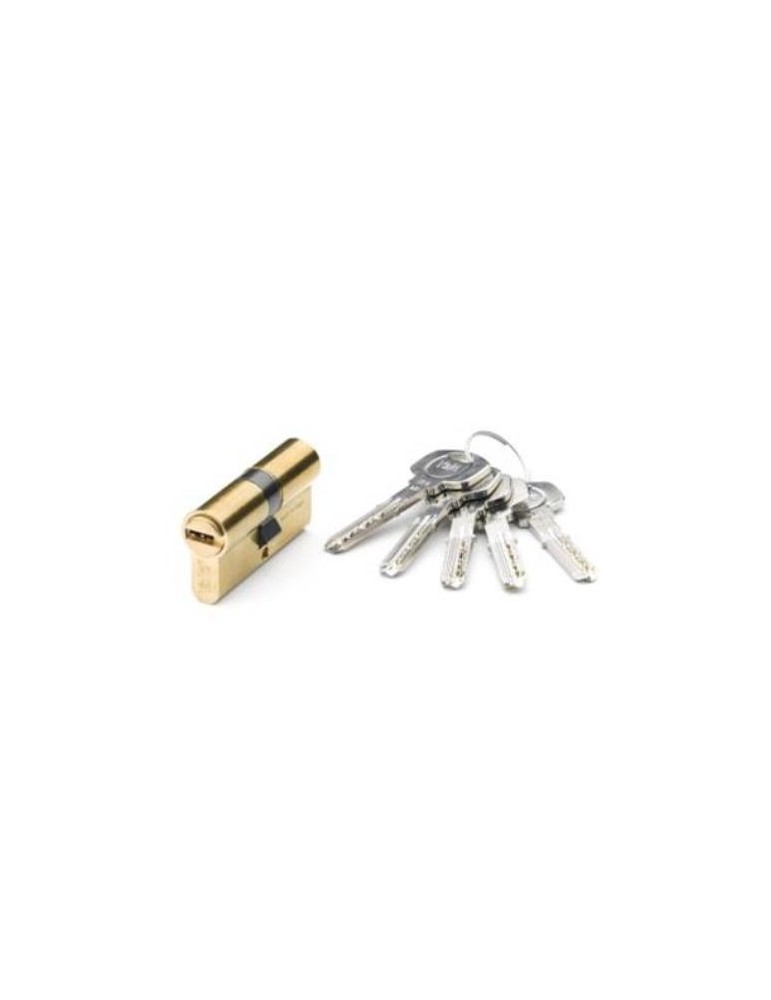 CILINDRO SEGURIDAD 30X30 LATON  YL6 LEVA CORTA