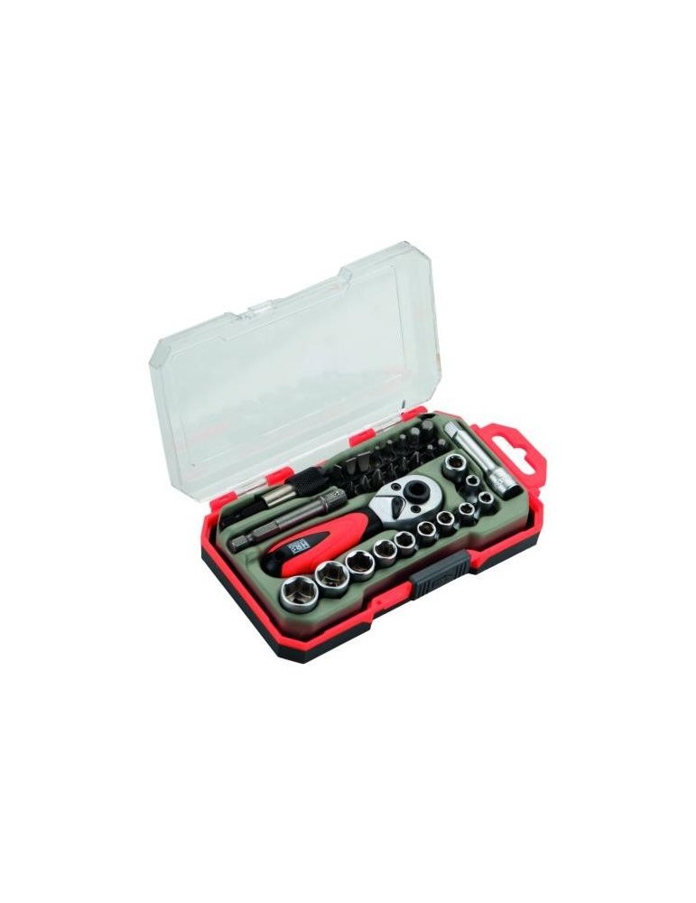 JUEGO LLAVE VASO 31 PIEZAS 1/4" 192401