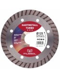 DISCO DIAMANTE HARTMETALL TURBO 125MM EJE 22,23MM