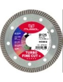 DISCO DIAMANTE TURBO FINE CUT+ 125MM EJE 22,2MM