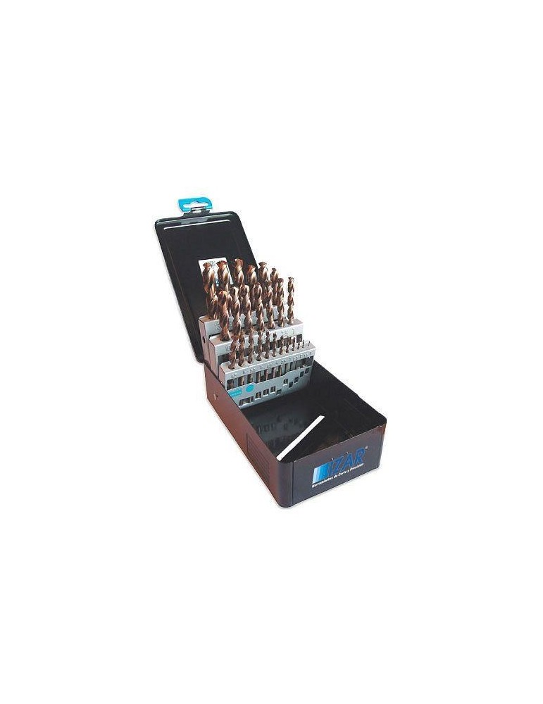 BROCAS HSSCO ESTUCHE METAL-25 UNIDADES 1456