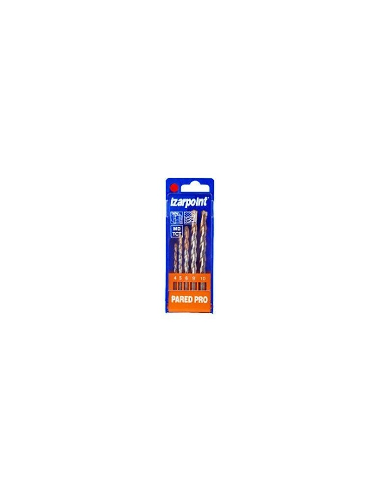 BROCAS PARED ESTUCHE PLASTICO 5 PIEZAS 1486