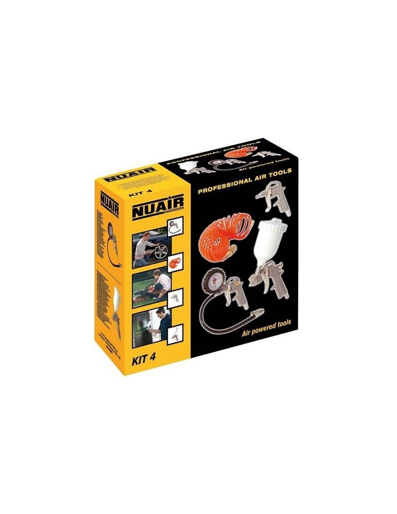 KIT PISTOLAS PINTAR 4 PIEZAS NUAIR