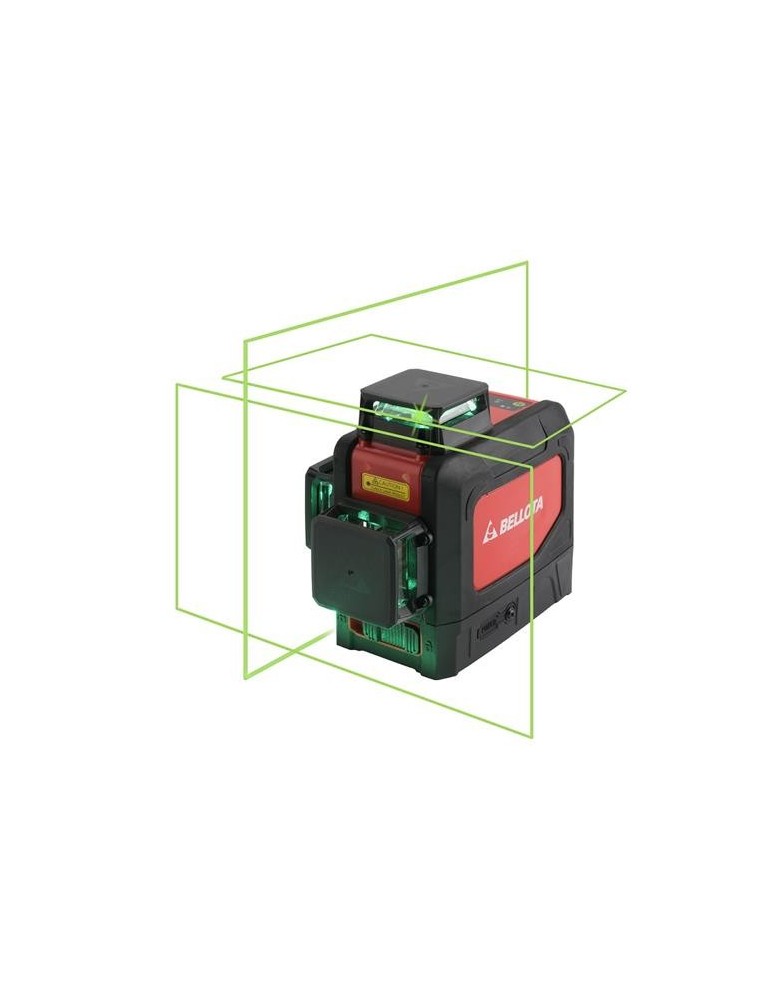 NIVEL LASER VERDE 3X360 30 M
