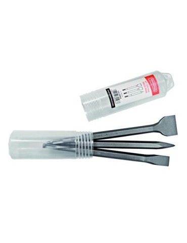 KIT SDS-PLUS PUNTERO+CINCEL+CINCEL ANCHO 250MM
