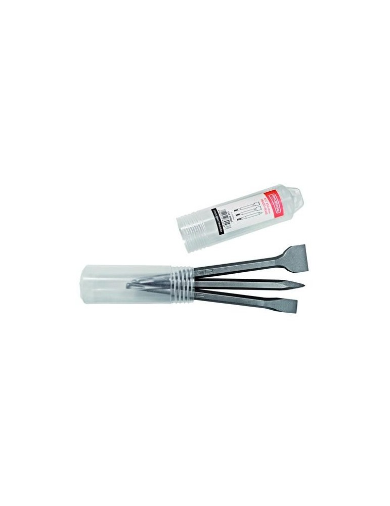 KIT SDS-PLUS PUNTERO+CINCEL+CINCEL ANCHO 250MM