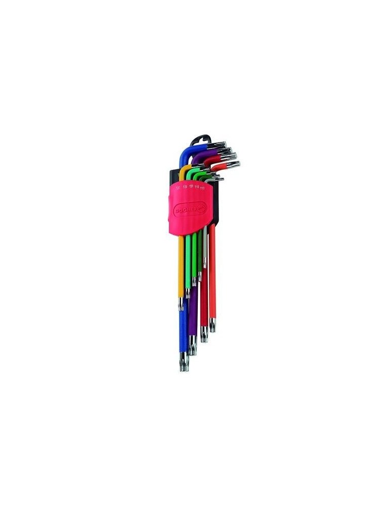 JUEGO LLAVES TORX COLOR XL 9 PIEZAS T10-T50