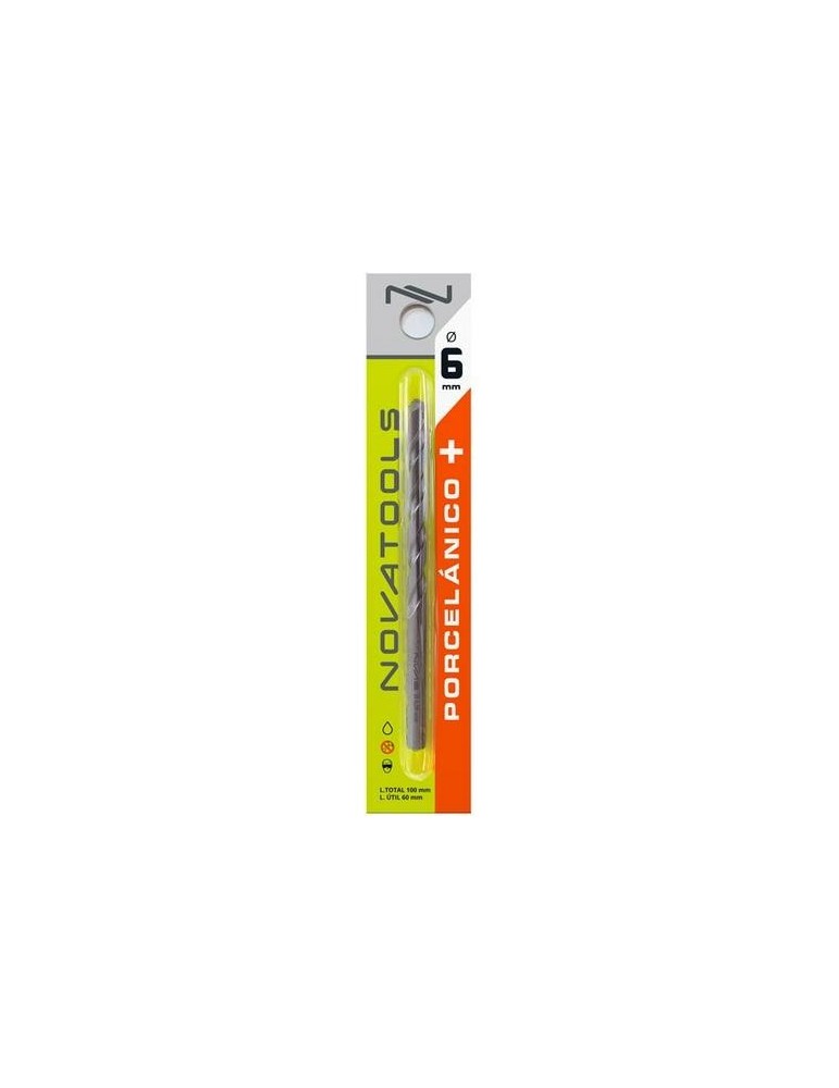 BROCA  "PORCELANICO +"  6,00MM  QTC00600