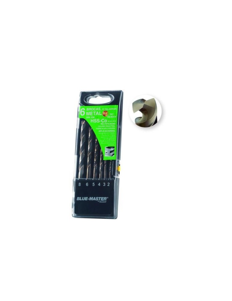 EST. 6 BROCA HSS CO DIN338 Ø 2-3-4-5-6-8 MM DC9314