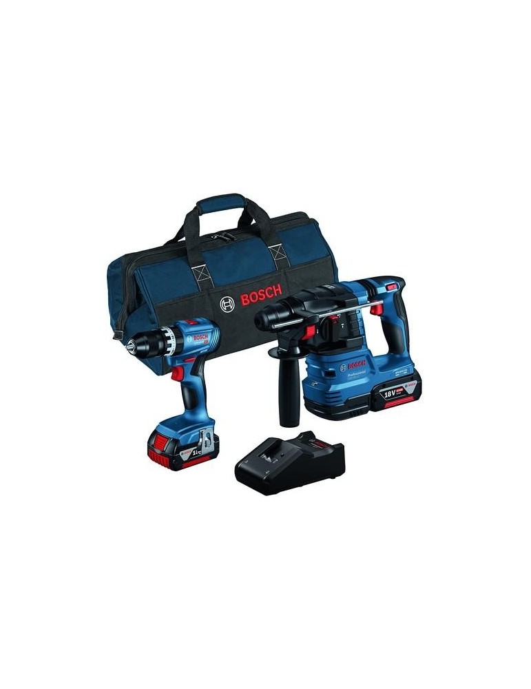 MARTILLO PERFORADOR PLUS BATERIA GSB 18V-45+GBH