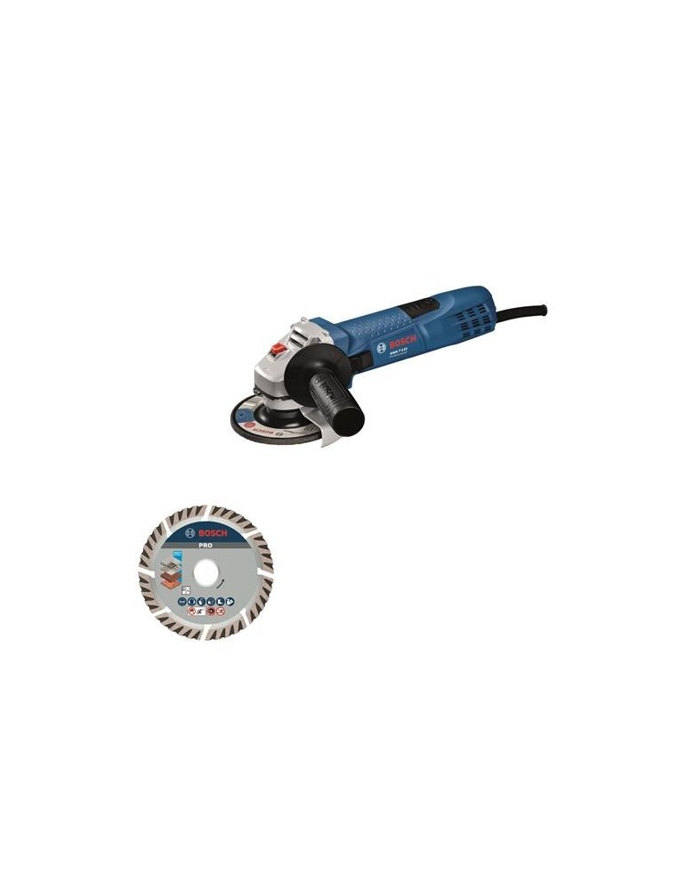 MINIAMOLADORA GWS 7-115 PROFESSIONAL 720W + DISCO