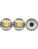 KIT 2 DISCOS DE DIAMANTE STANDARD UNIVERSAL 230MM