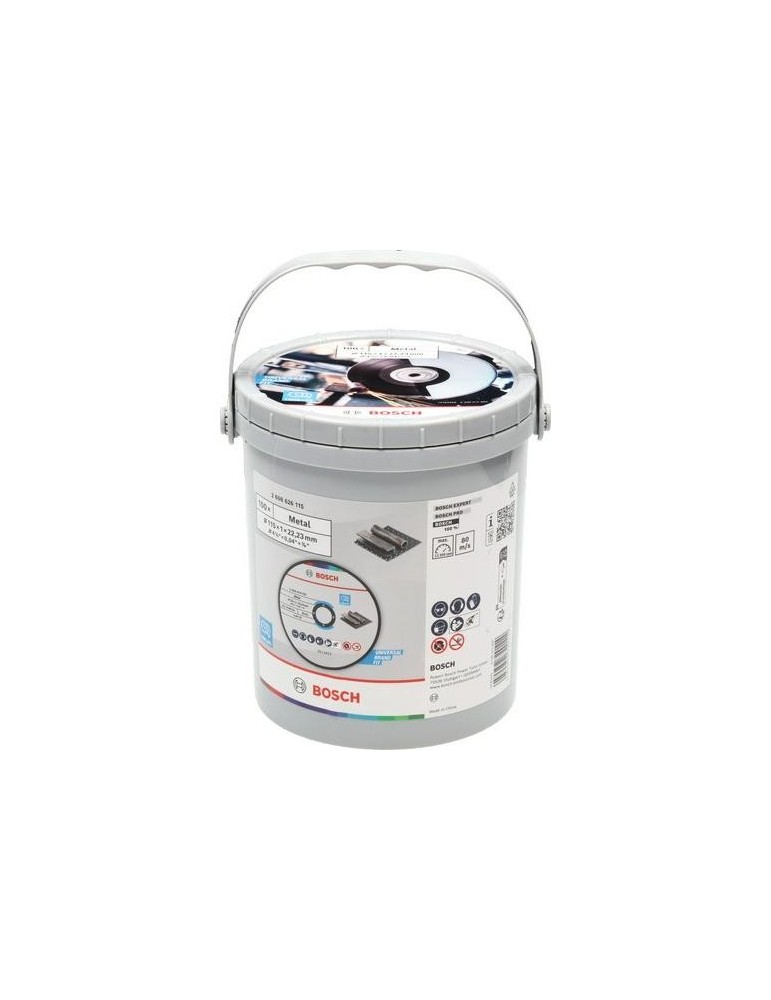 100 DISCOS DE CORTE STANDARD  METAL 115MM