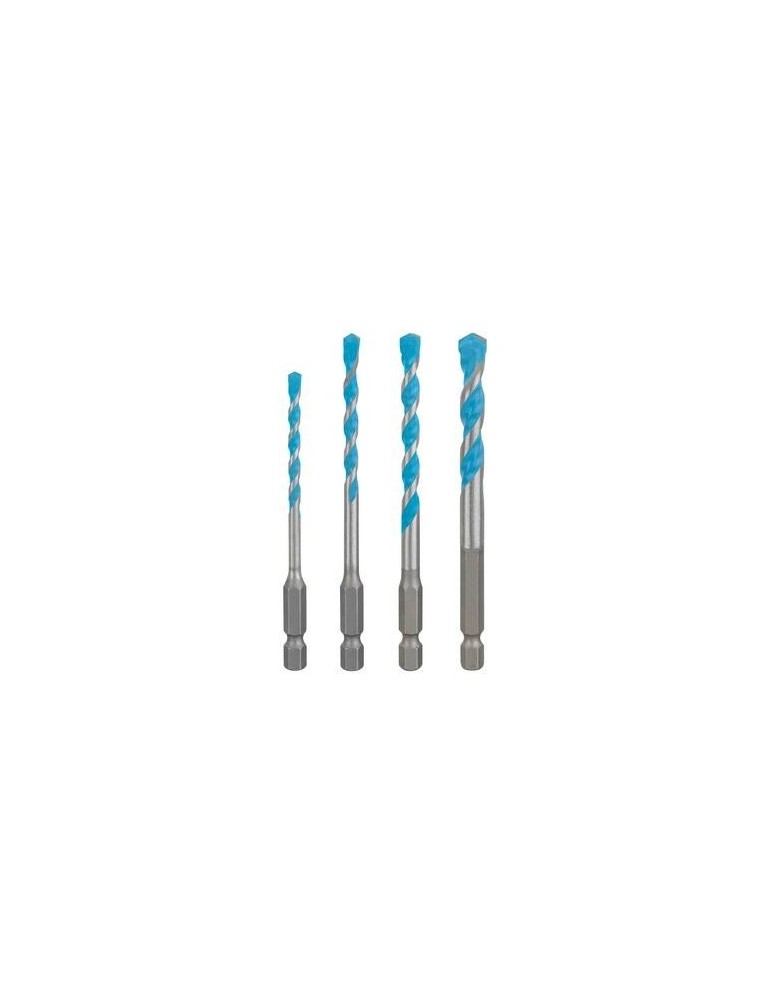 BROCAS SET 4 EXPERT HEX-9 MULTI CONSTRUCTION 4-8MM