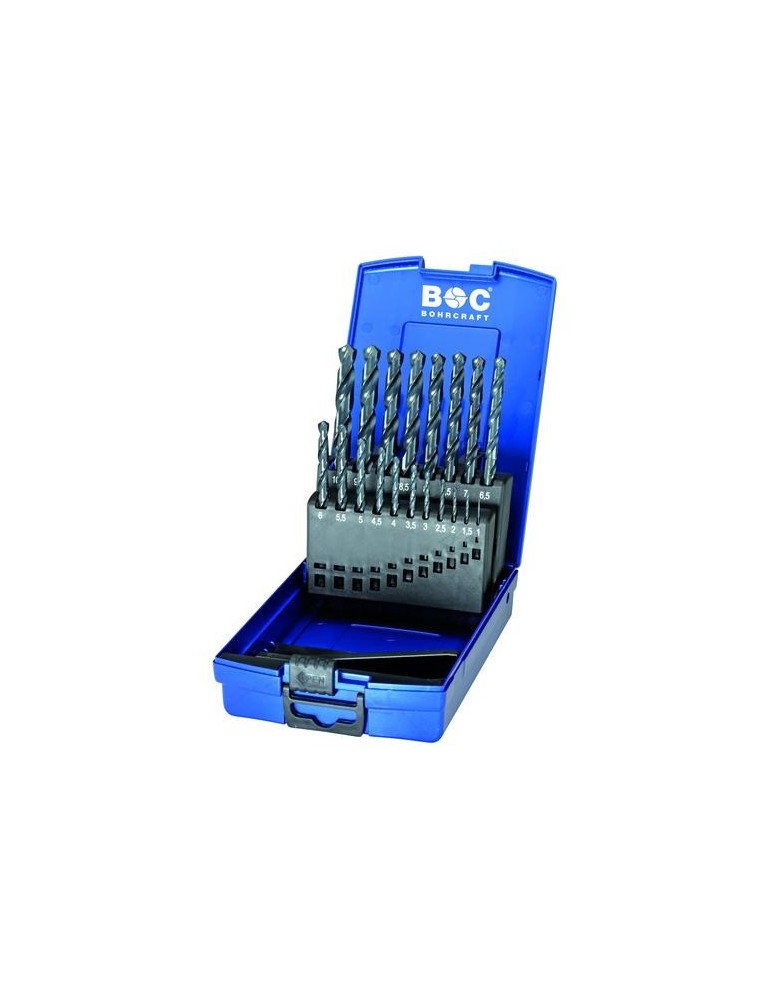 JUEGO BROCAS RECTIFICADO 25 PIEZAS KG13B0 DIN 338