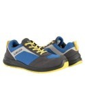 ZAPATO SEG. S1P FLEX AZUL-AMARILLO T-47