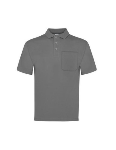 POLO M/CORTA GRIS 1 BOLSILLO T. XL 100-GR