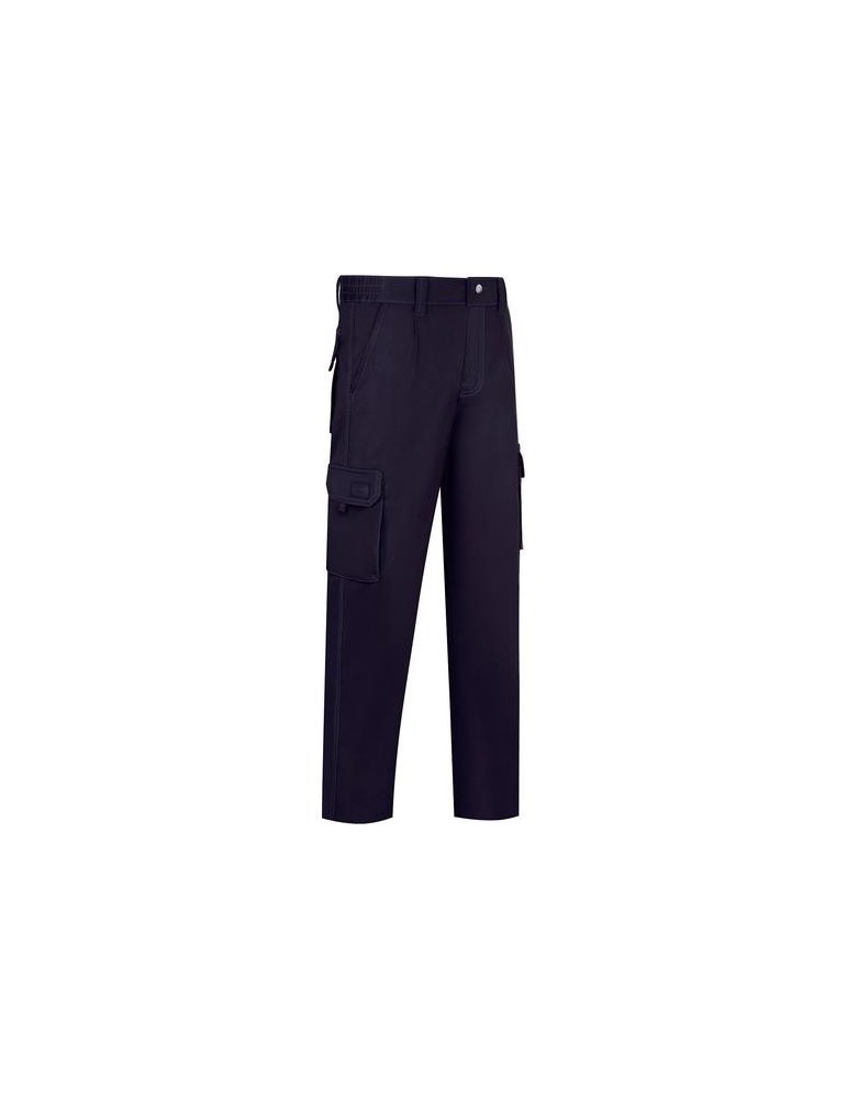 PANTALON STRETCH MULTIBOLSILLOS L9000 AZUL T-46
