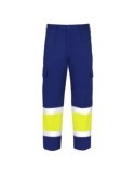 PANTALON ALTA VISIBILIDAD TERGAL AZUL MARINO T-46