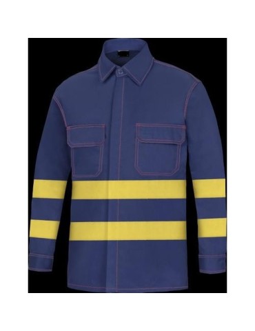 CAMISA A.V. AZUL/AMARILLO L3000 T-44 CPAV-43-AMT44