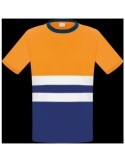 CAMISETA A.V. BICOLOR NARANJA MANGA CORTA L3000 L