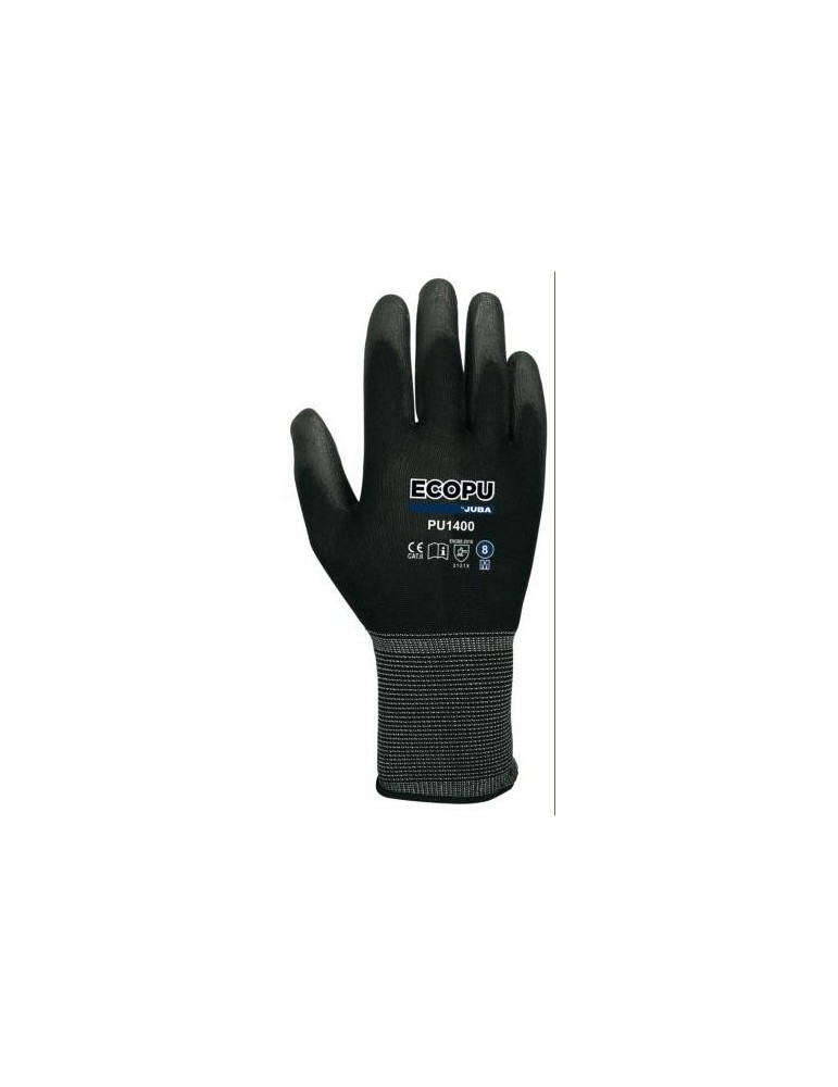 GUANTE POLIAMIDA PU1400 8 PAR