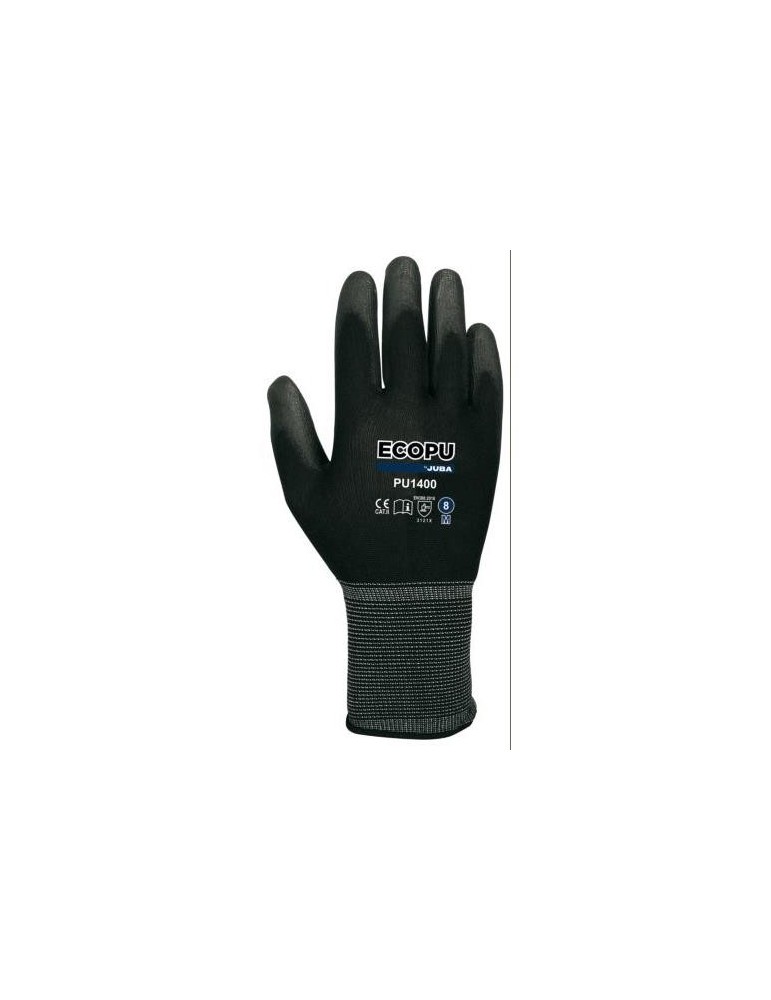 GUANTE POLIAMIDA PU1400 10 PAR