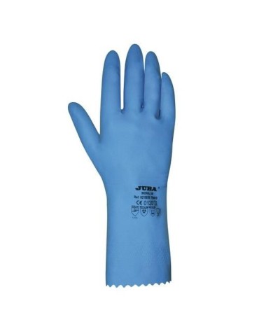 GUANTE S/SOPORTE LATEX NATURAL T-6 AZUL   621B38/6