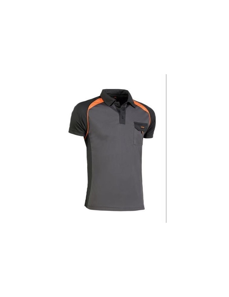 POLO COOL WAY NEGRO/NARANJA 964 XS