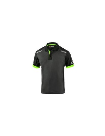 POLO TOLEDO M/CORTA GRIS VERDE T-L