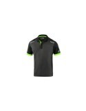 POLO TOLEDO M/CORTA GRIS VERDE T-L