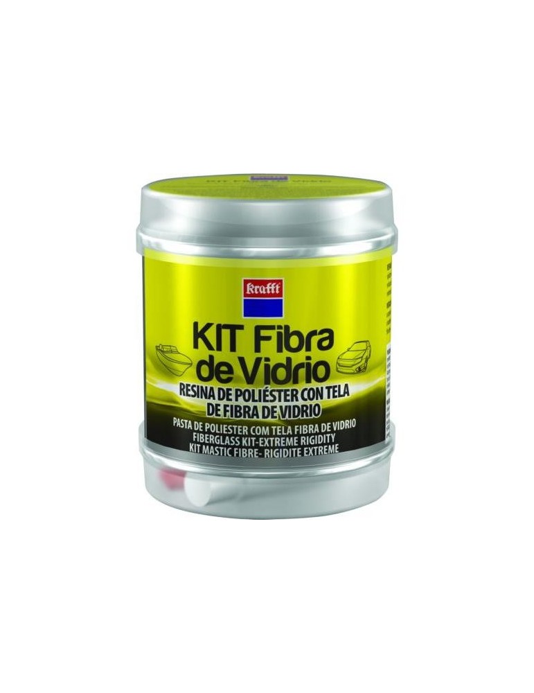 KIT MASILLA TELA FIBRA + ENDURECEDOR 250 GR. 14492