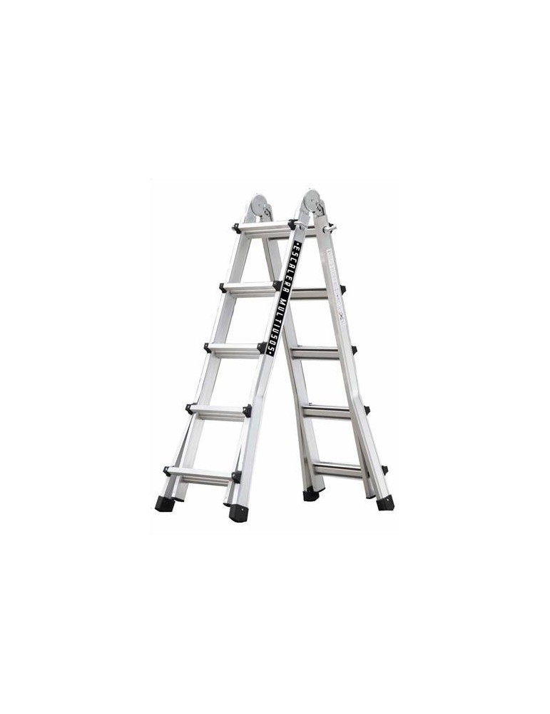 ESCALERA MULTIUSO AL. 5X5 10+10 PELDAÑOS MASTER