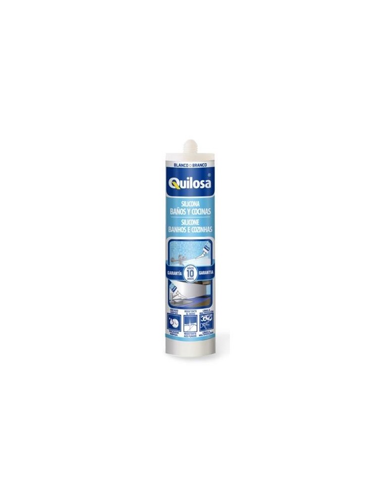 SILICONA ORBASIL BAÑO 300 ML. BLANCA 43737