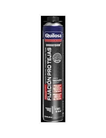 ESPUMA ORBAFOAM FIJACION TEJAS ROJO PISTOLA 650ML.