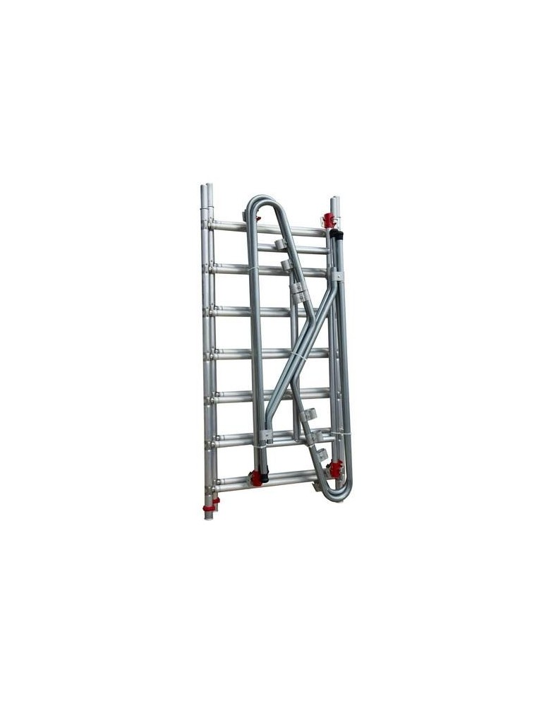 ANDAMIO ALUMINIO C/RUEDAS 105X180CM PACK 2 RS180