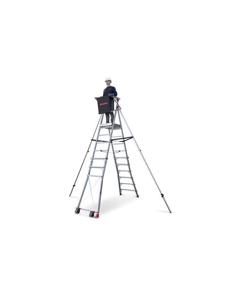 ESCALERA C/ PLATAFORMA Y 6 PELDAÑOS Y ESTABIL PLS6