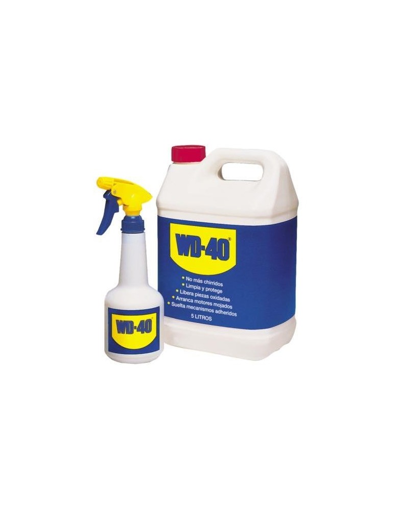 LUBRICANTE MULTIUSO WD-40 5 L. + PULVERIZADOR