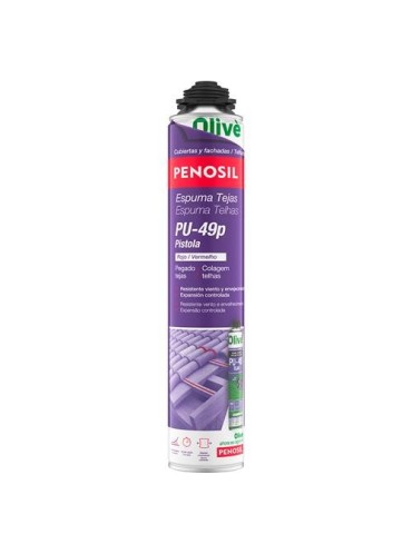 ESPUMA POLIURETANO TEJAS PISTOLA ROJO PU-49 750ML