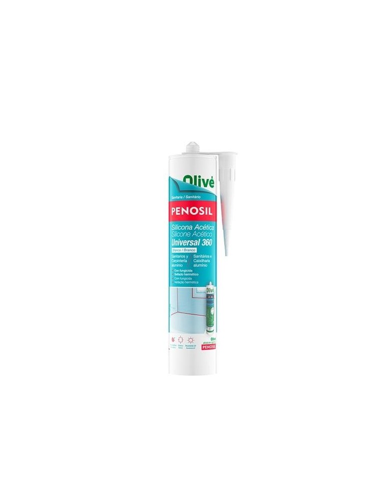 SILICONA ACIDA UNIVERSAL BLANCA 280 ML.