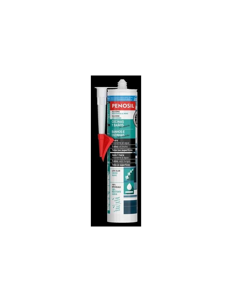 SILICONA NEUTRA TRANSPARENTE COCINA Y BAÑO 280ML