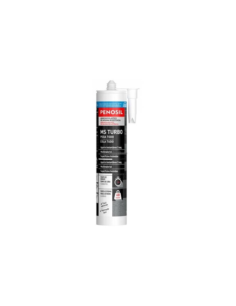 ADHESIVO POLIMERO PENOSIL TURBO 3 SEG BLANCO 290ML