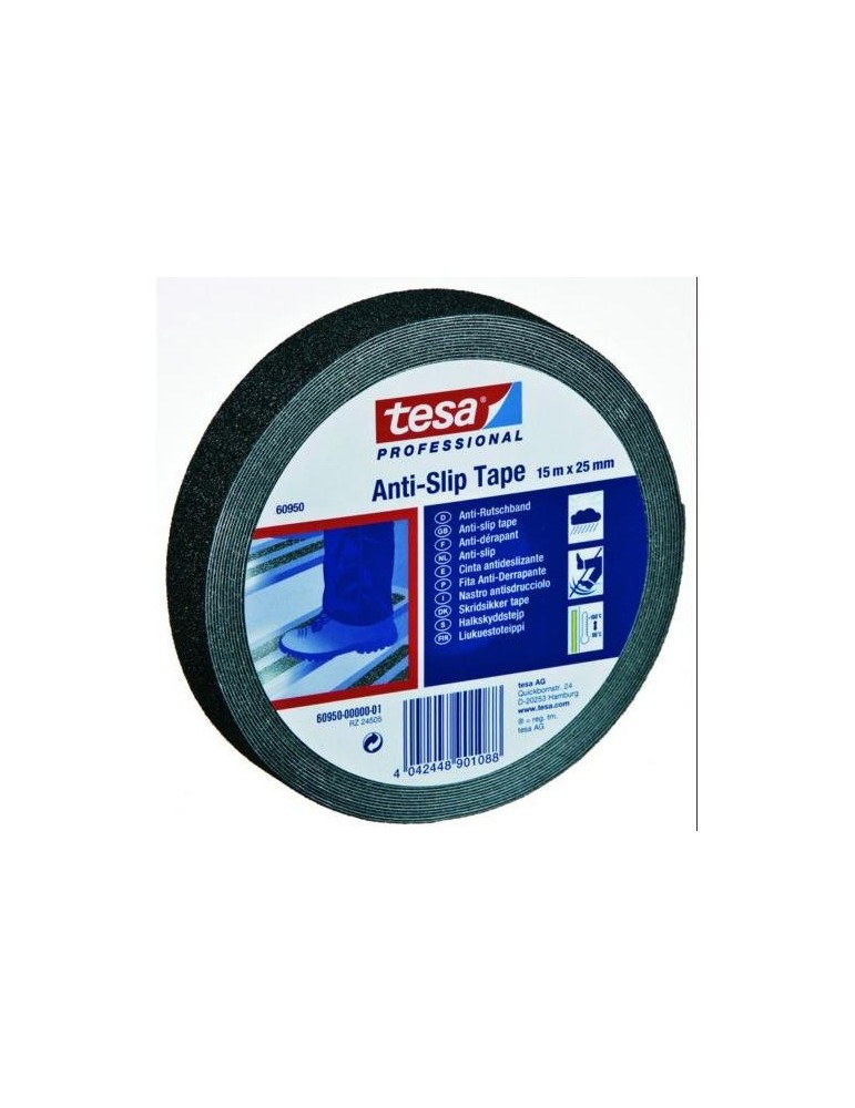 ANTIDESLIZANTE NEGRO 15 M.X25 MM. 60950