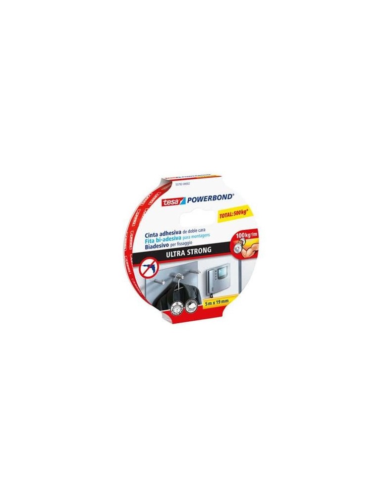 CINTA DOBLE CARA 5 M.X19 MM. POWERBOND