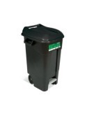CONTENEDOR JARDIN 120 L. C/PEDAL NEGRO ECO 443138