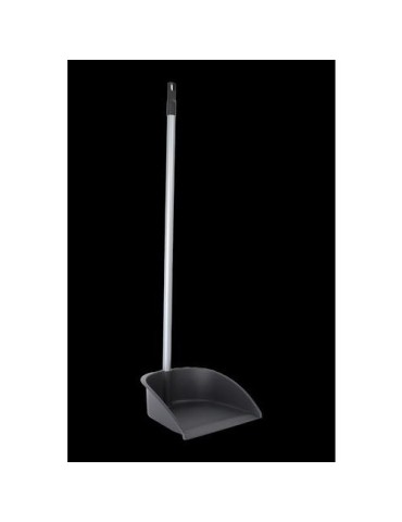 RECOGEDOR BASIC C/PALO METÁLICO GRIS 09027