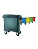 CONTENEDOR 800 L CUERPO MARRON TAPA MARRON