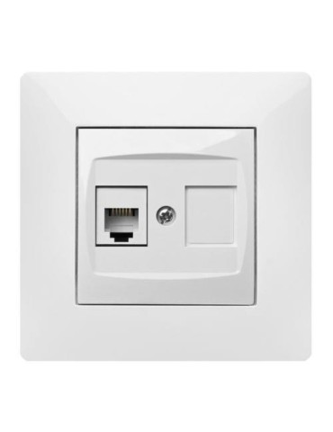 TOMA TELEFONO RJ-11 BLANCO 9137