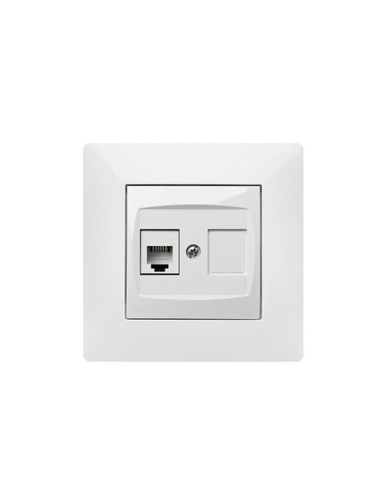 TOMA TELEFONO RJ-11 BLANCO 9137