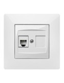 TOMA TELEFONO RJ-11 BLANCO 9137